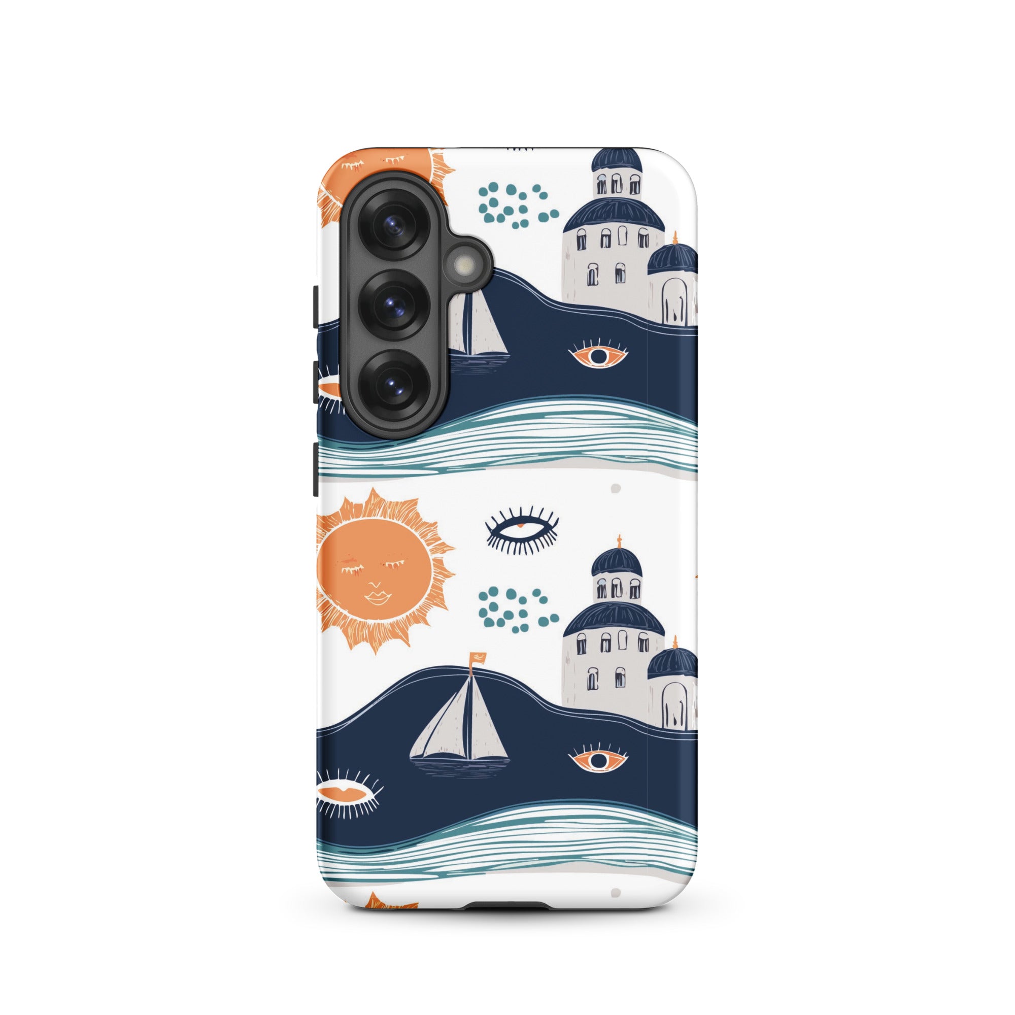 Santorini Sunset - Samsung Phone Case - Flay Cases