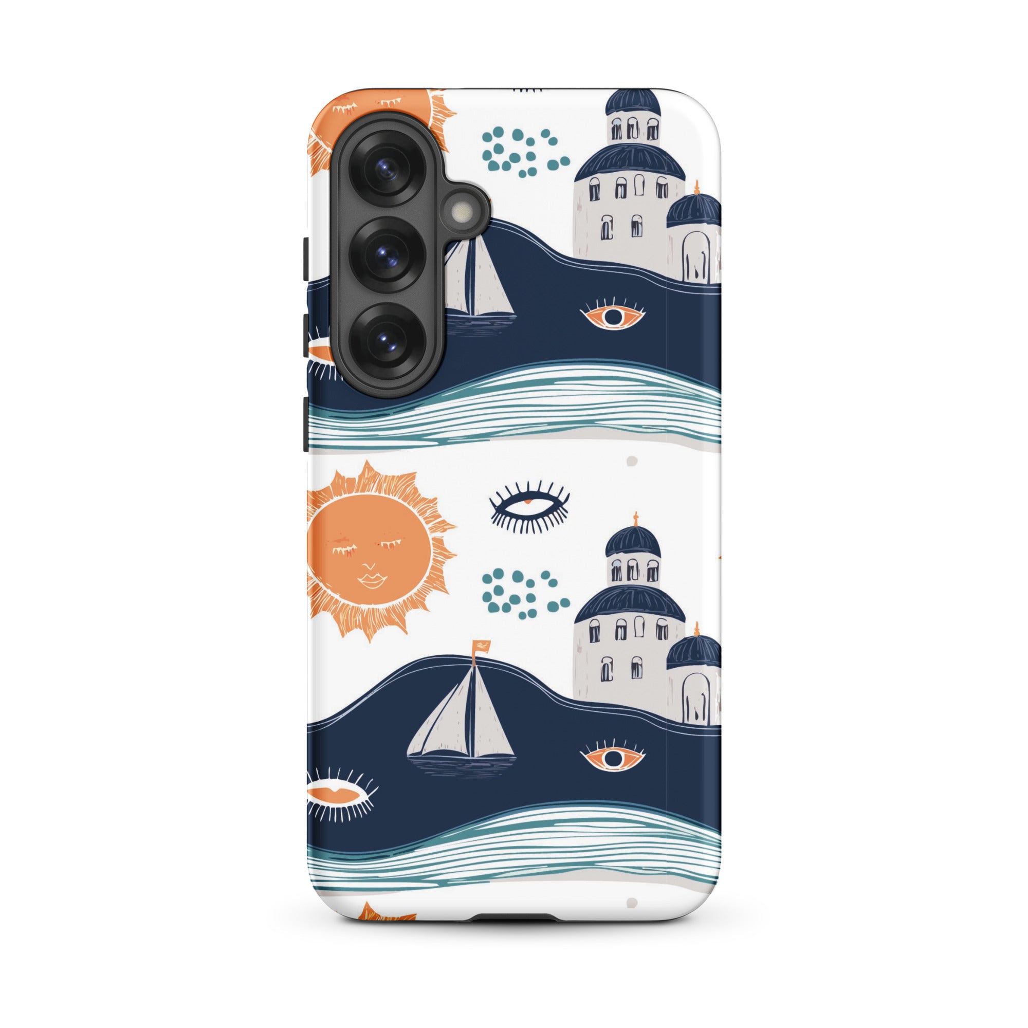 Santorini Sunset - Samsung Phone Case - Flay Cases