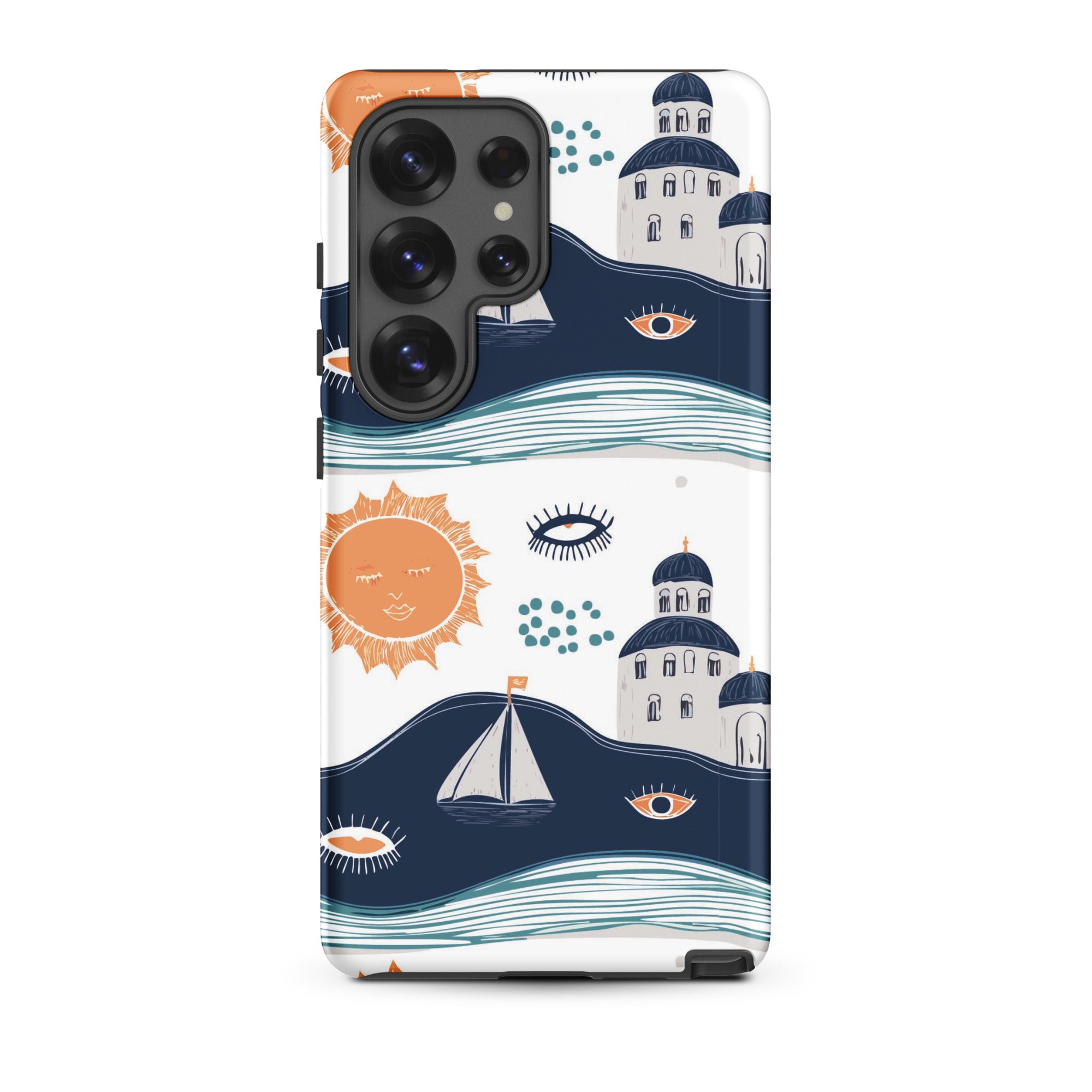 Santorini Sunset - Samsung Phone Case - Flay Cases